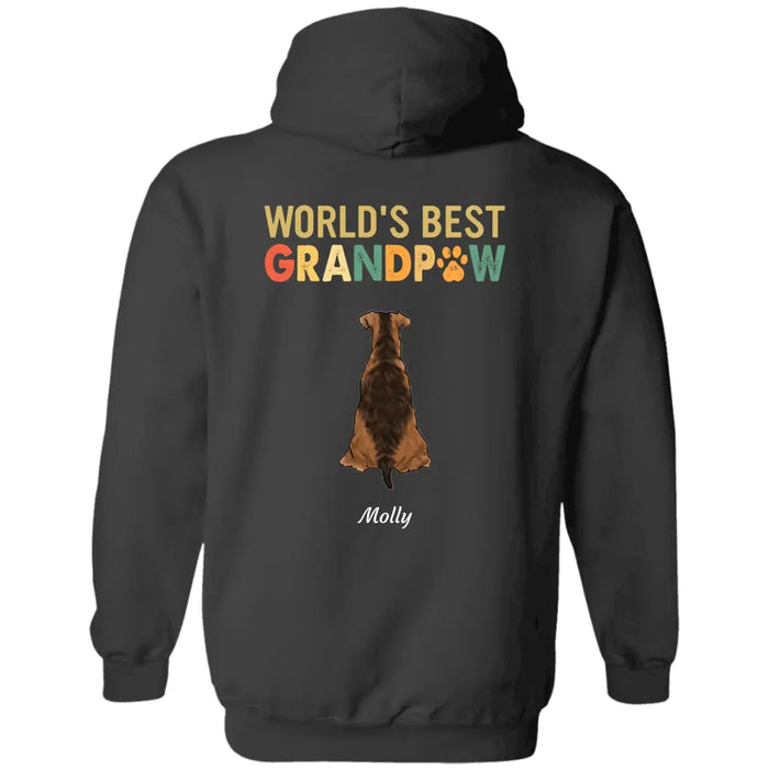 Grandpaw personalized Dog Back T-Shirt TS-GH07