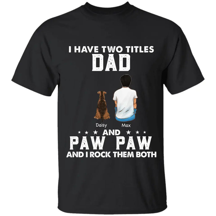 Two Titles Paw Paw Personalized T-Shirt TS-TT2991