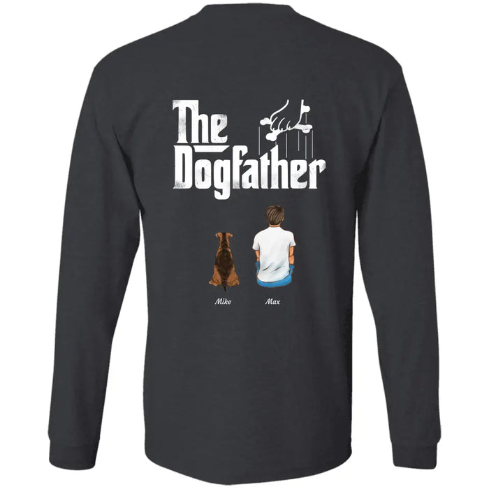 "The Dog Father " personalized Back T-Shirt