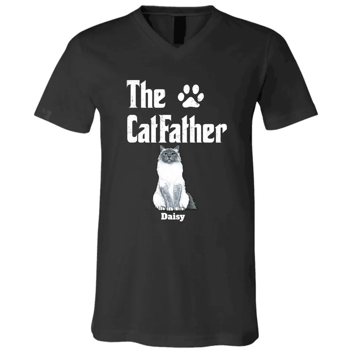 The Cat Father personalized cat T-shirt