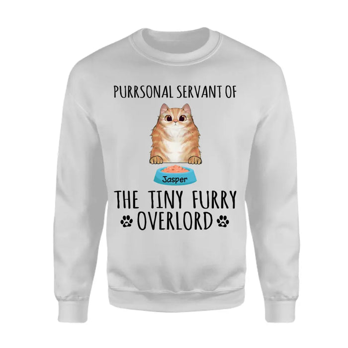 Purrsonal Servant Cat - Personalized T-Shirt S-TT3052