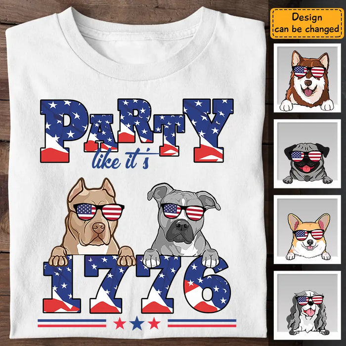 Party Like It's 1776 - Personalized T-Shirt - 4th July TS-TT3217