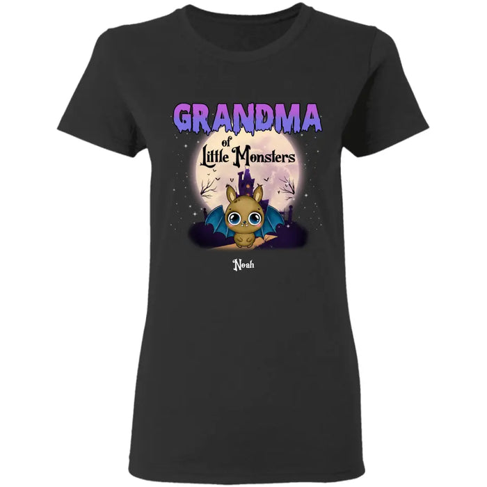 Grandma Of Little Monsters - Personalized T-Shirt TS-PT3273