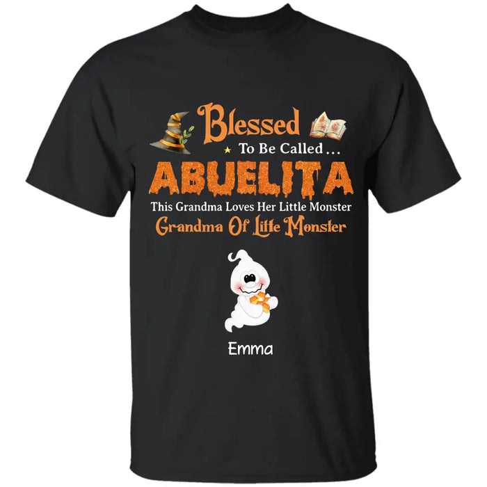 This Grandma Loves Her Little Monsters - Personalized T-Shirt - Happy Halloween TS-TT3302