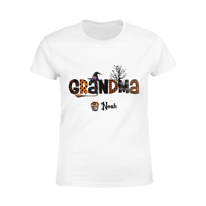 Grandma , Mama - Personalized T-Shirt - Happy Halloween TS-TT3306