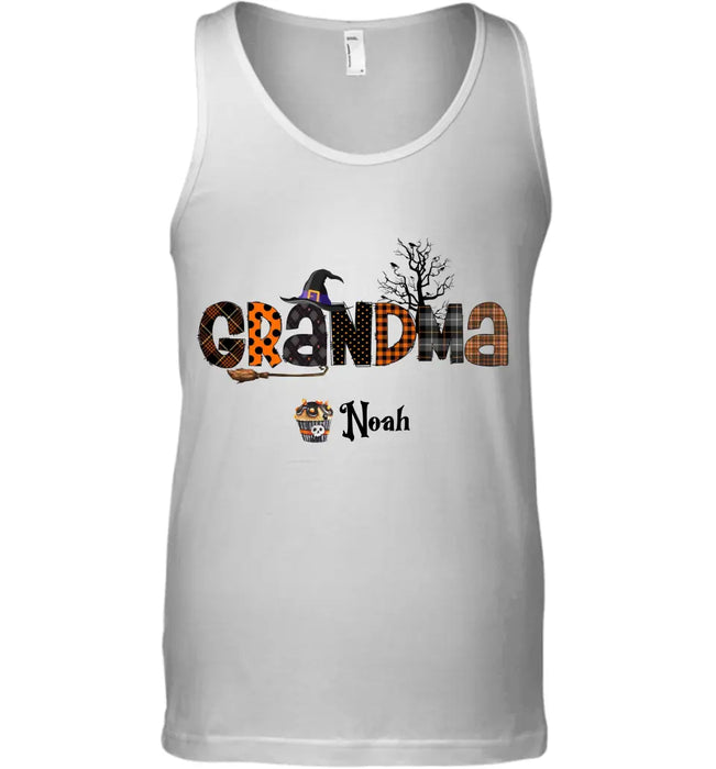 Grandma , Mama - Personalized T-Shirt - Happy Halloween TS-TT3306
