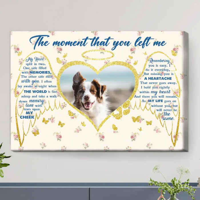 The Moment That You Left You - Personalized Canvas TS-TT3278