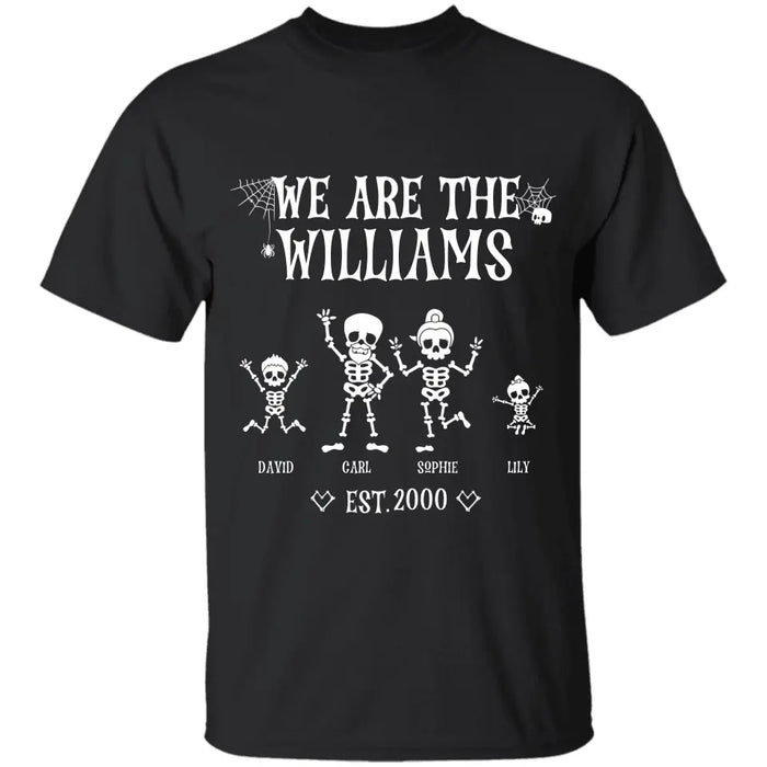 We Are Skeleton Family - Personalized T-Shirt - Halloween TS-PT3247