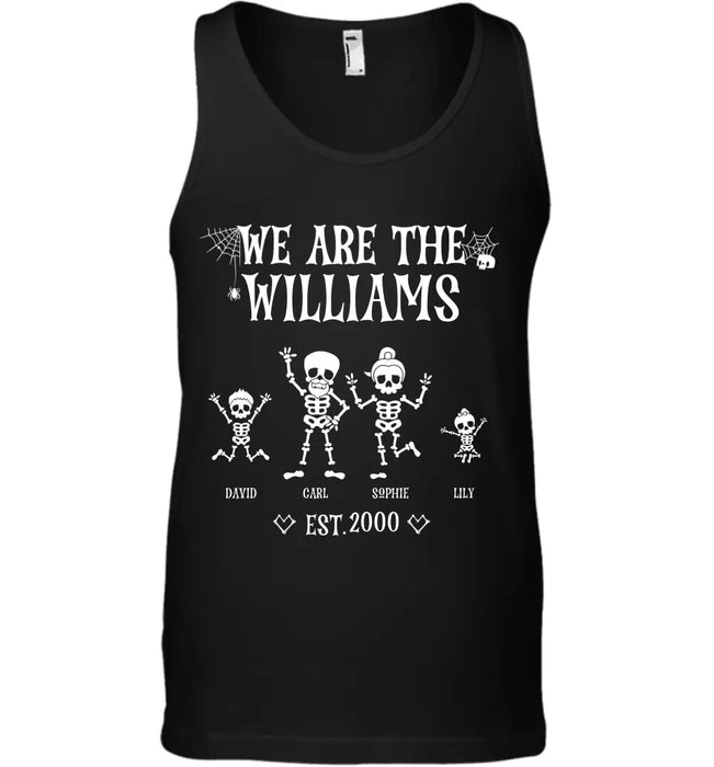 We Are Skeleton Family - Personalized T-Shirt - Halloween TS-PT3247