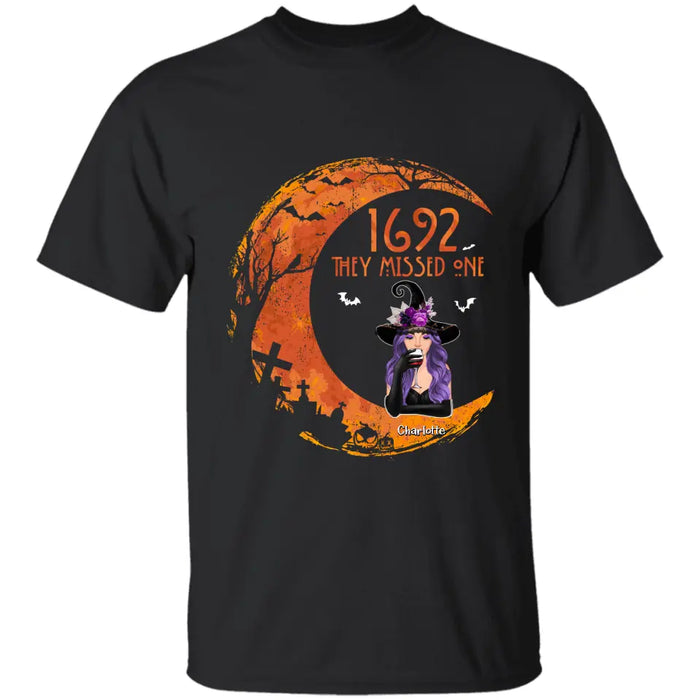 1692 They Missed One - Personalized T-Shirt - Halloween TS-PT3341