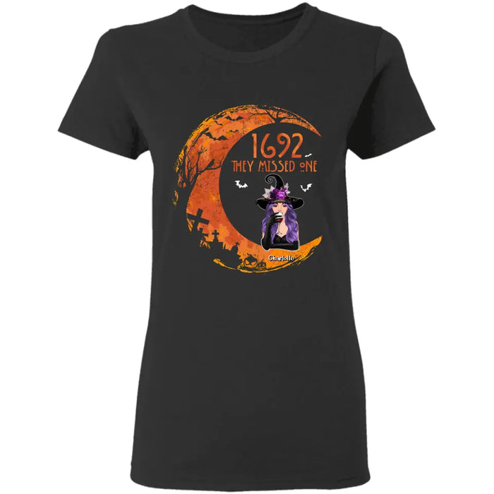 1692 They Missed One - Personalized T-Shirt - Halloween TS-PT3341