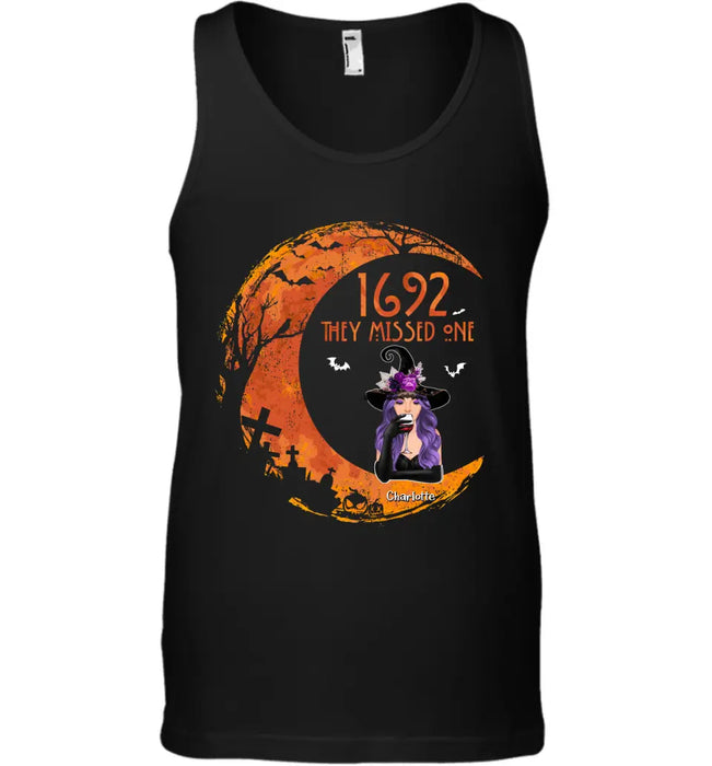 1692 They Missed One - Personalized T-Shirt - Halloween TS-PT3341
