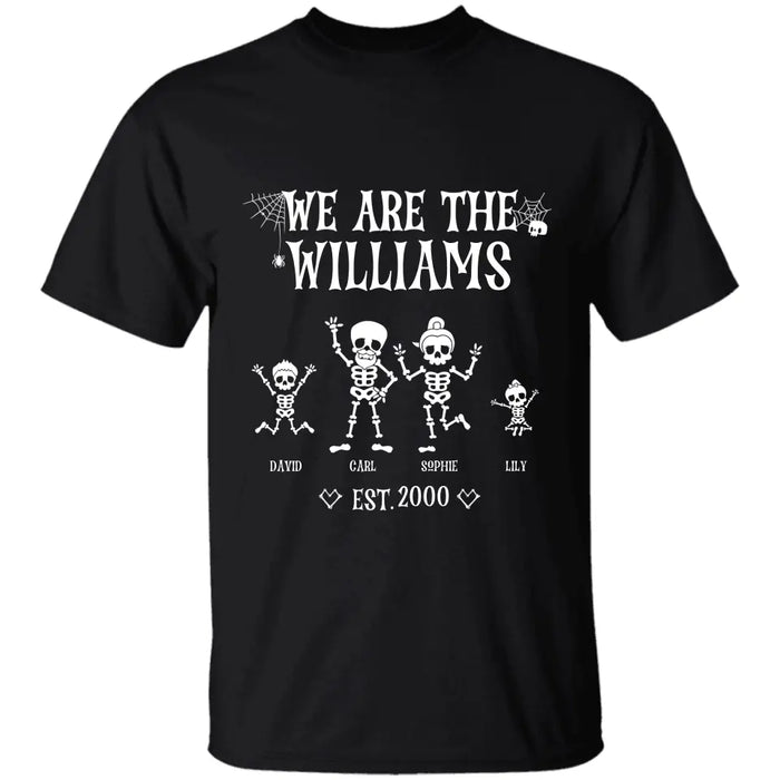 We Are Skeleton Family - Personalized T-Shirt - Halloween TS-PT3247