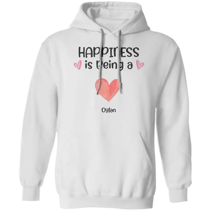 Happiness Is Being a Grandma - Personalized T-Shirt TS-TT3101