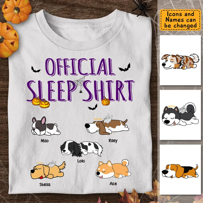 Halloween Official Sleep Shirt - Personalized T-Shirt - TS-PT3352