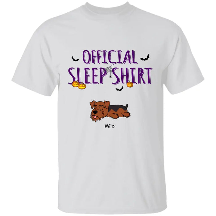 Halloween Official Sleep Shirt - Personalized T-Shirt - TS-PT3352