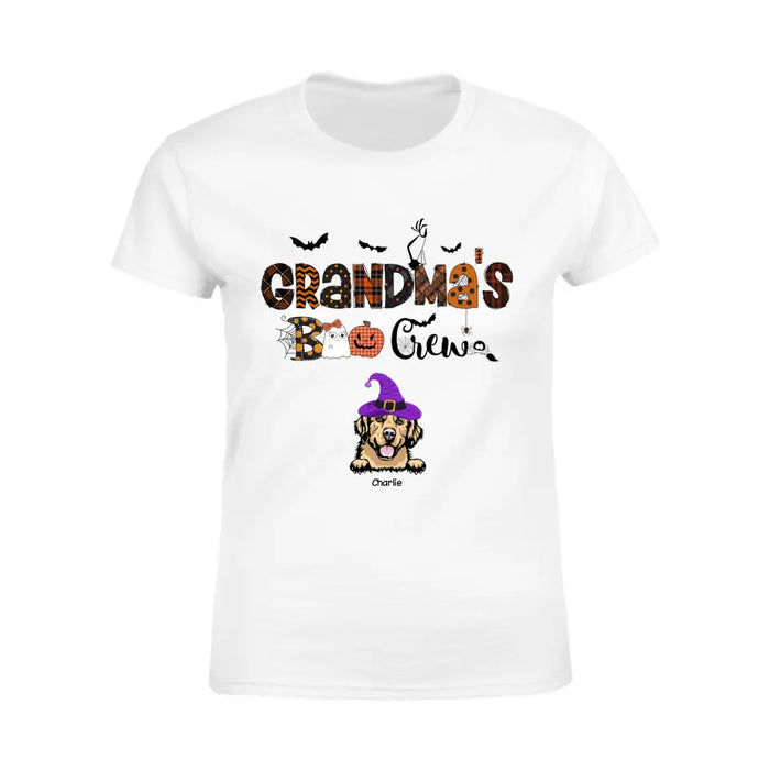 Grandma , Mama's Boo Crew - Personalized T-Shirt - Happy Halloween TS-TT3308