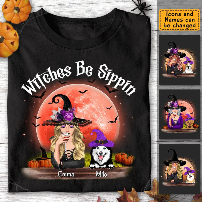 Witches Be Sippin Halloween -  Personalized T-Shirt TS-PT3364
