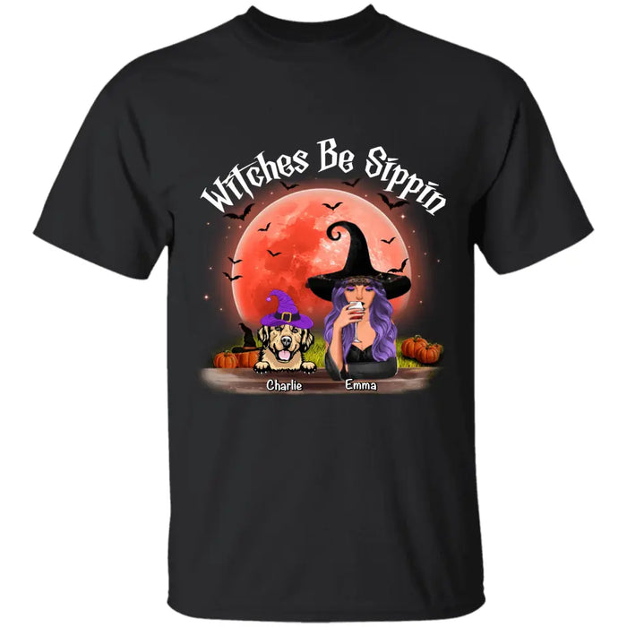 Witches Be Sippin Halloween -  Personalized T-Shirt TS-PT3364