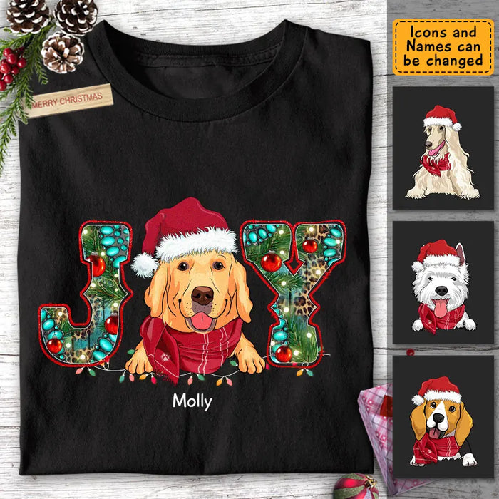 Christmas Joy Lights Tee - Personalized T-Shirt TS - PT3367