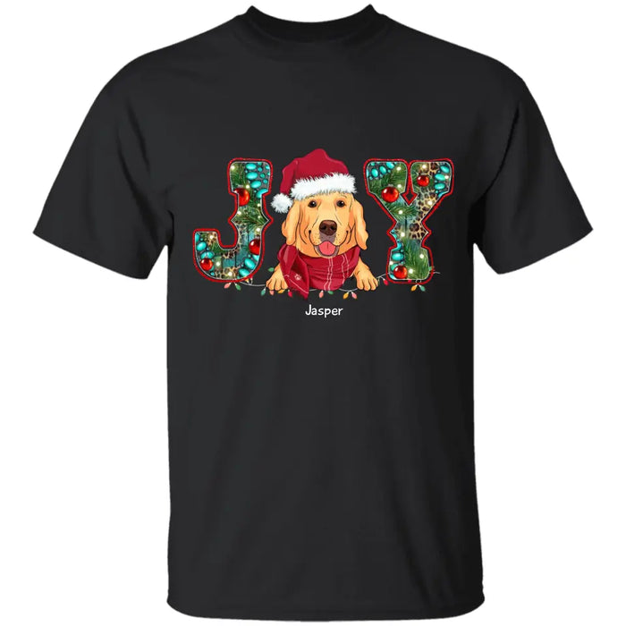 Christmas Joy Lights Tee - Personalized T-Shirt TS - PT3367