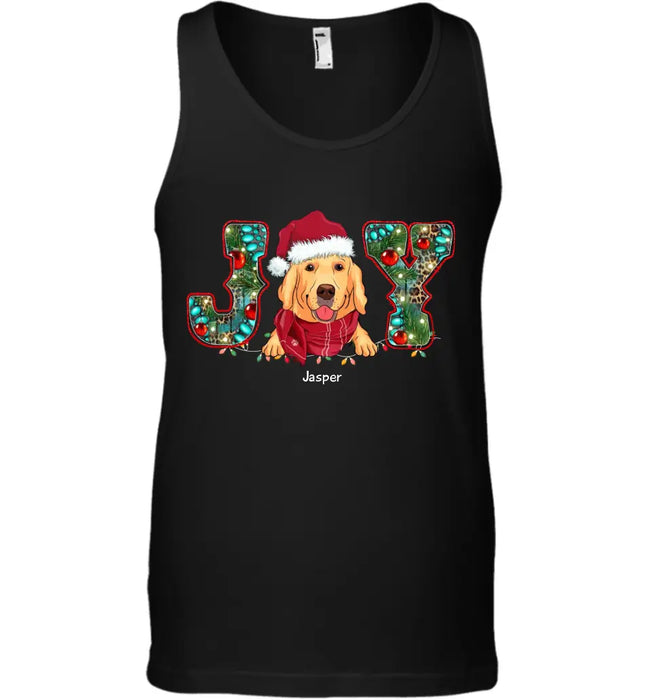 Christmas Joy Lights Tee - Personalized T-Shirt TS - PT3367