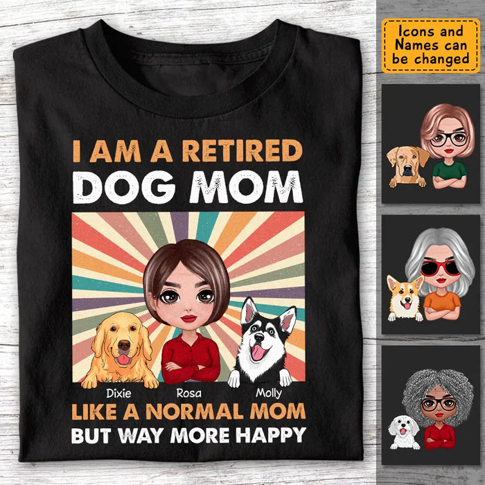 Retired Dog Mom - Personalized T-Shirt - TS-PT3399