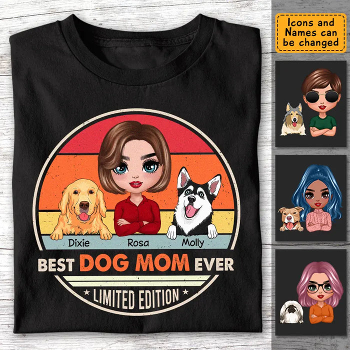 Best Dog Mom/Dad Ever Limited Edition  -  Personalized T-Shirt - TS-PT3404