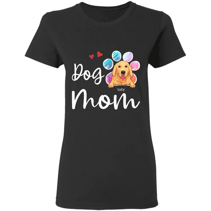 Fur Mama, Dog Mom - Personalized T-Shirt - Dog Lovers TS-TT3409