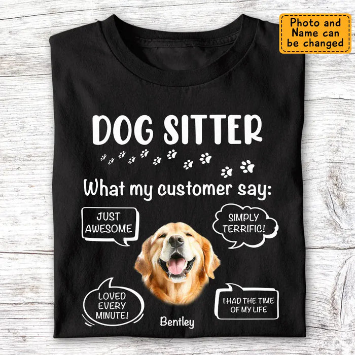 Dog Sitter - Personalized T-Shirt - Gift For Dog Lovers TS-TT3358