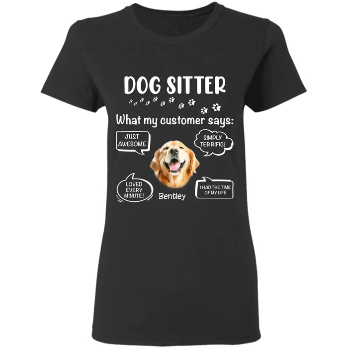 Dog Sitter - Personalized T-Shirt - Gift For Dog Lovers TS-TT3358