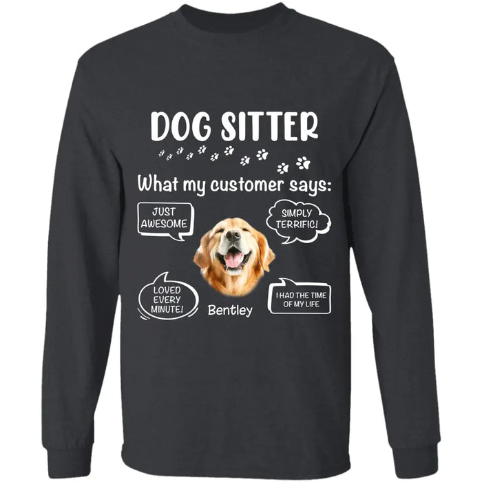 Dog Sitter - Personalized T-Shirt - Gift For Dog Lovers TS-TT3358