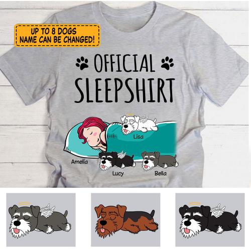 Official Sleep Shirt - Dog, Cat Personalized T-Shirt TS-GH148 DMM-T